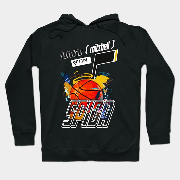 Spida Donovan Mitchell Hoodie by GLStyleDesigns